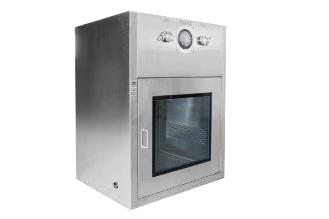 Self-cleaning transfer window