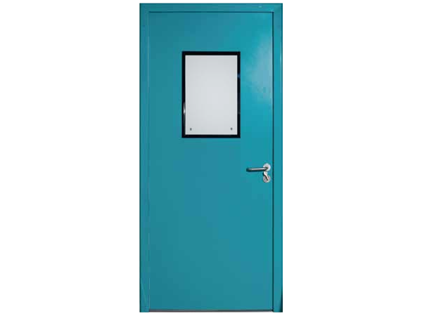 Steel purification door