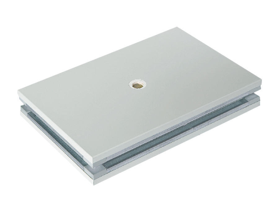 Glass magnesium rock wool purification board